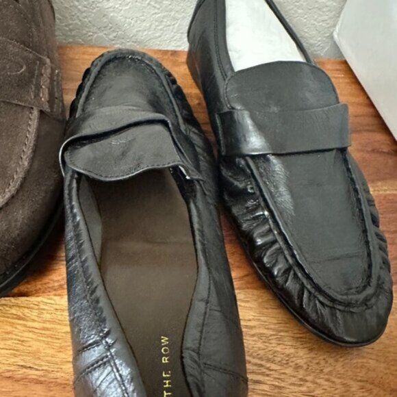 The Row Soft Loafer in Eel - Black size 9 - Picture 8 of 10